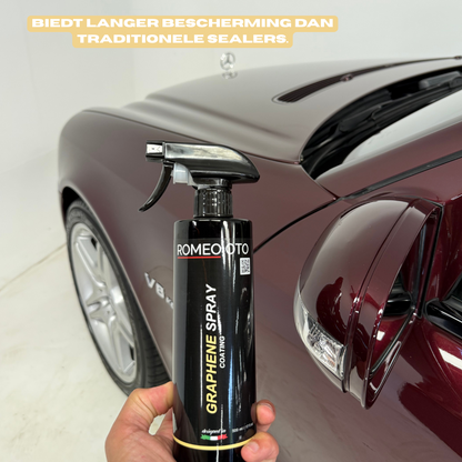 Graphene spray voor langdurige glans en lakverzegeling