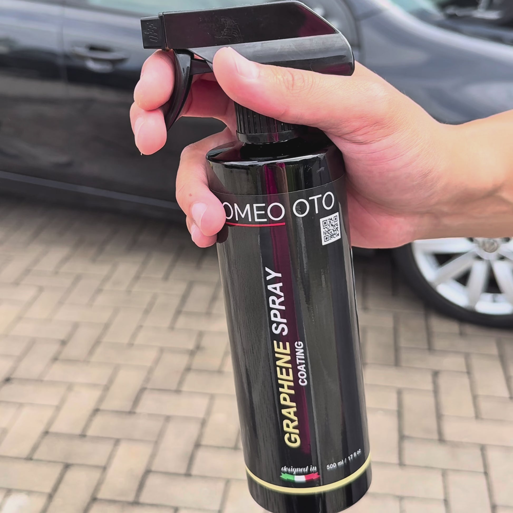 Graphene Spray voor auto lakbescherming – ROMEO OTO